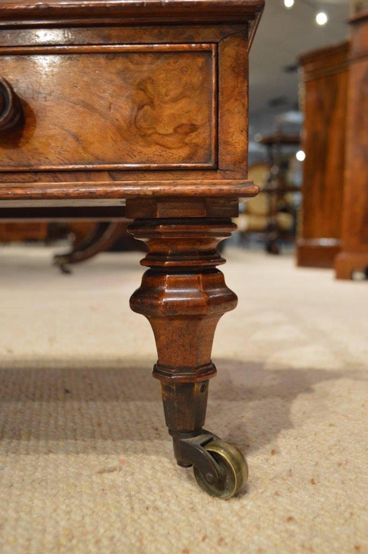 Superb Quality Walnut Early Victorian Period Antique Canterbury 3