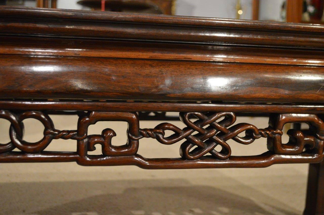 Early 20th Century Hongmu Hardwood Chinese Kang Coffee Table