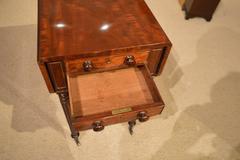 Beautiful Mahogany Regency Period Antique Sewing Table Possibly by Gillows