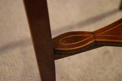 Flame Mahogany Inlaid Edwardian Period Occasional Table