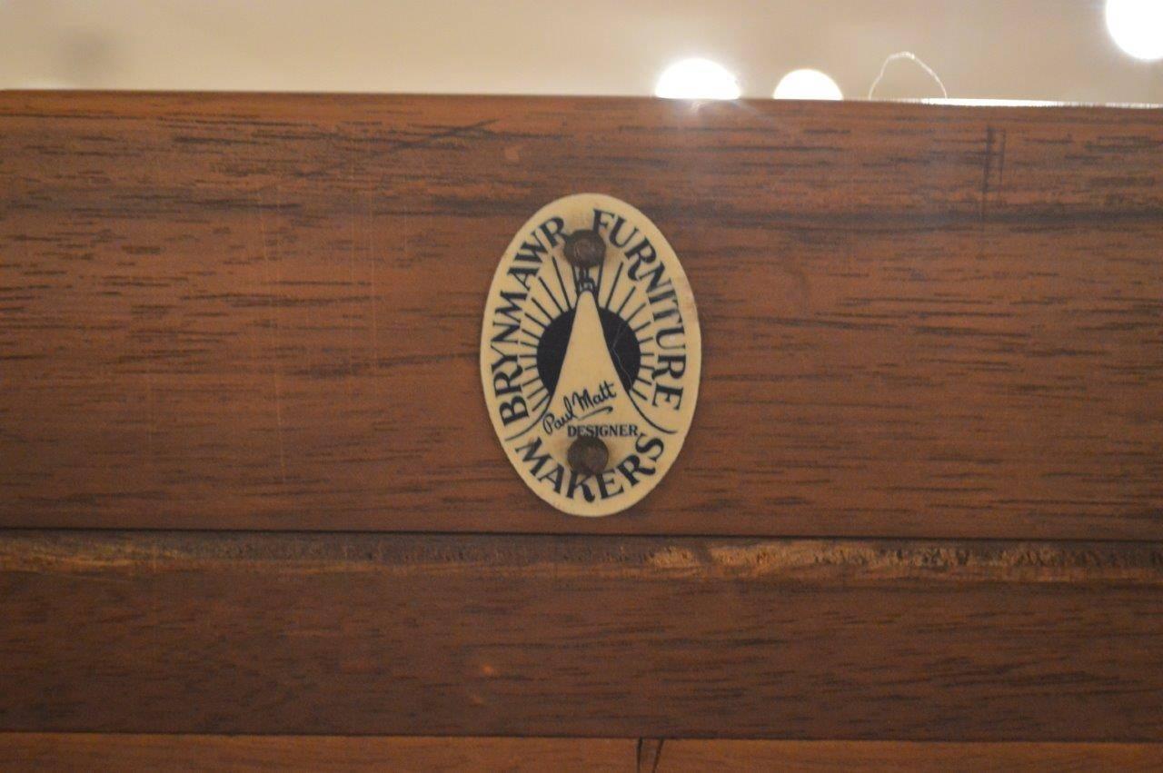 Mid-20th Century Walnut Arts & Crafts Period Bookcase by the Brynmawr Furniture Makers