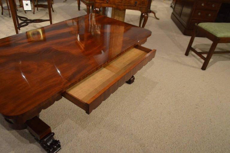 Beautiful Mahogany Early Victorian Period Coffee Table, Adapted at 1stDibs