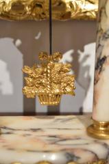 French 19th Century Marble and Ormolu Clock Garniture
