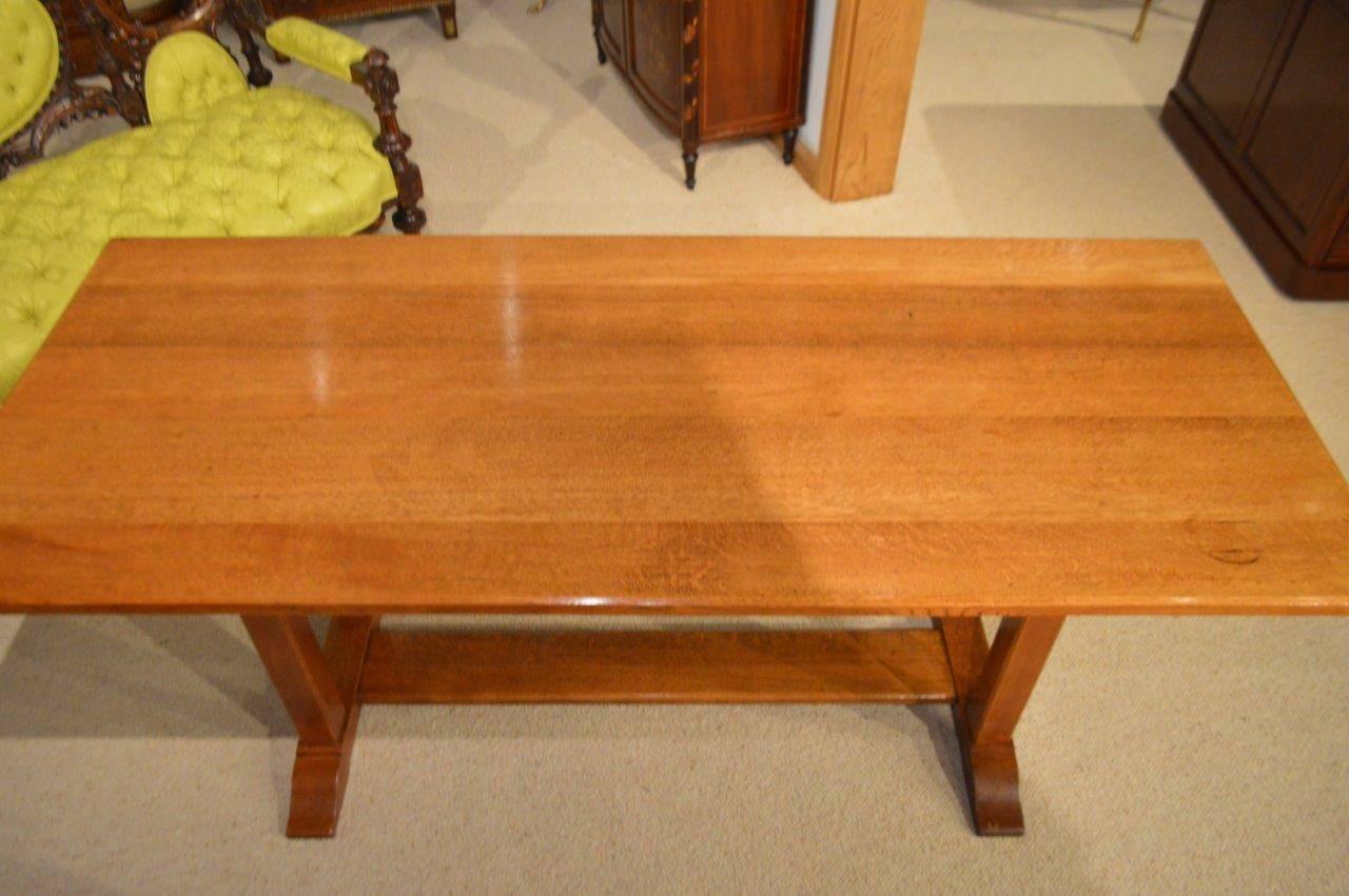 Rare Oak Arts and Crafts Refectory Table by Gordon Russell 1