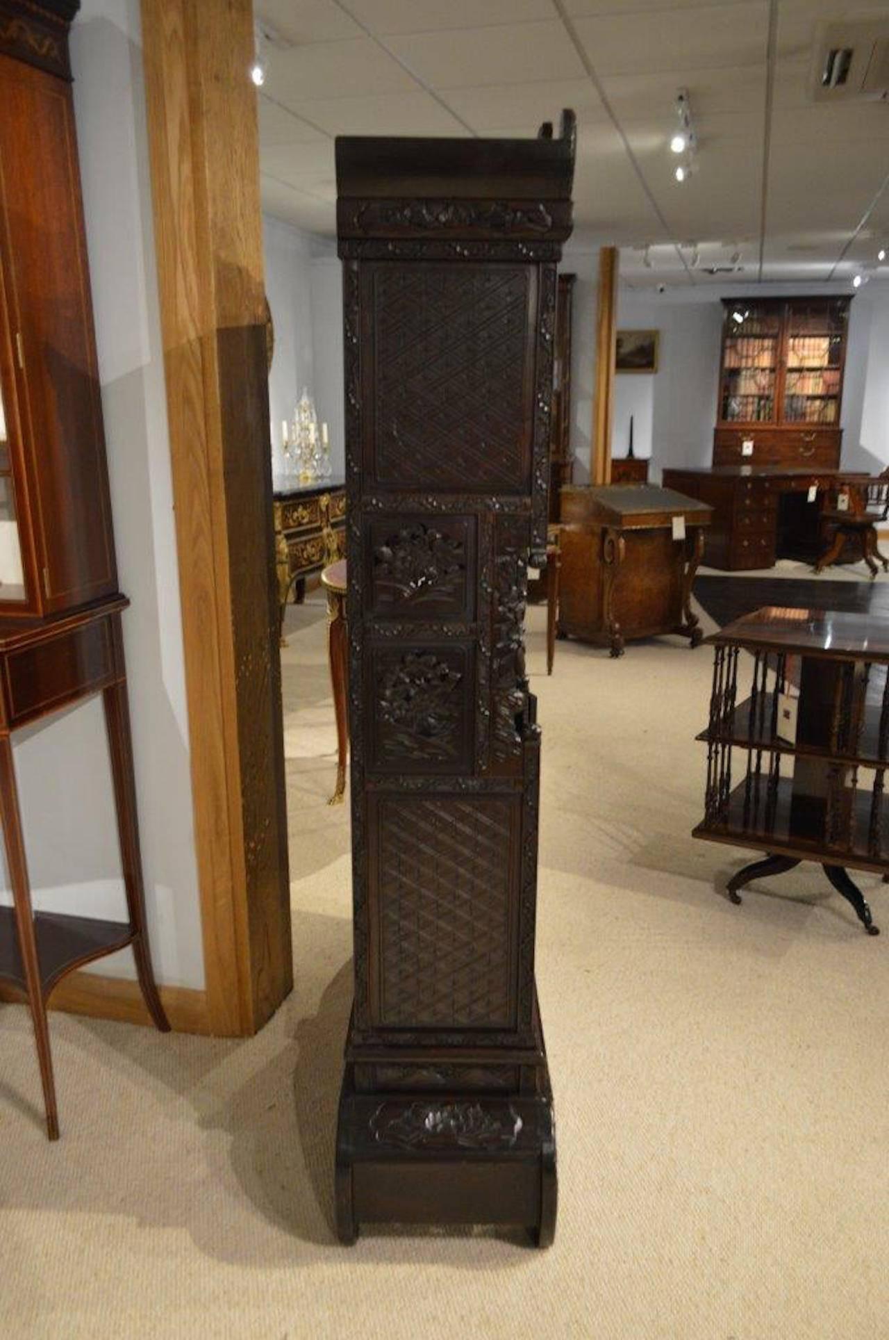 Japanese Meiji Period Carved Shodana 6