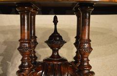 Superb Quality Burr Walnut Victorian Period Oval Antique Coffee Table