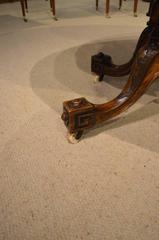 Good Burl Walnut Victorian Period Antique Loo Table