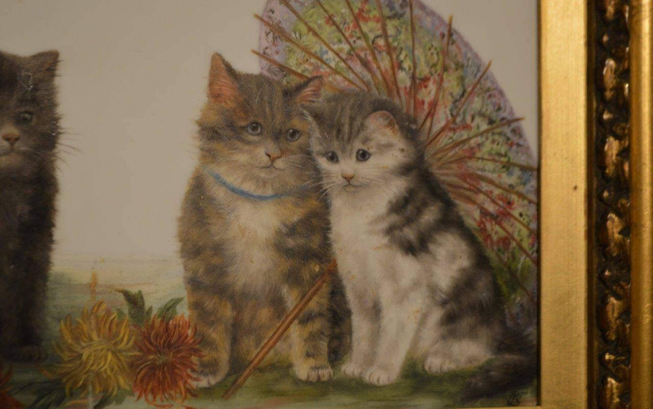 bessie bamber cat paintings