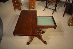 Rosewood Early Victorian Period Fold over Tea Table