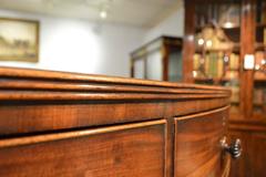 Fine Mahogany Regency Period Antique Bow Front Chest of Drawers