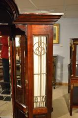 Rare Mahogany Arts and Crafts Period Hall Robe by J.S Henry