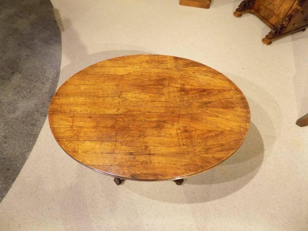 Fine Quality Rosewood Early Victorian Period Occasional Table For Sale 1