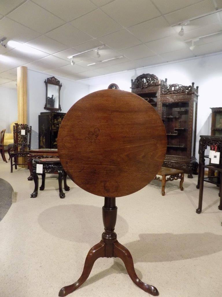 Good Mahogany George III Period Tripod Table In Excellent Condition In Darwen, GB
