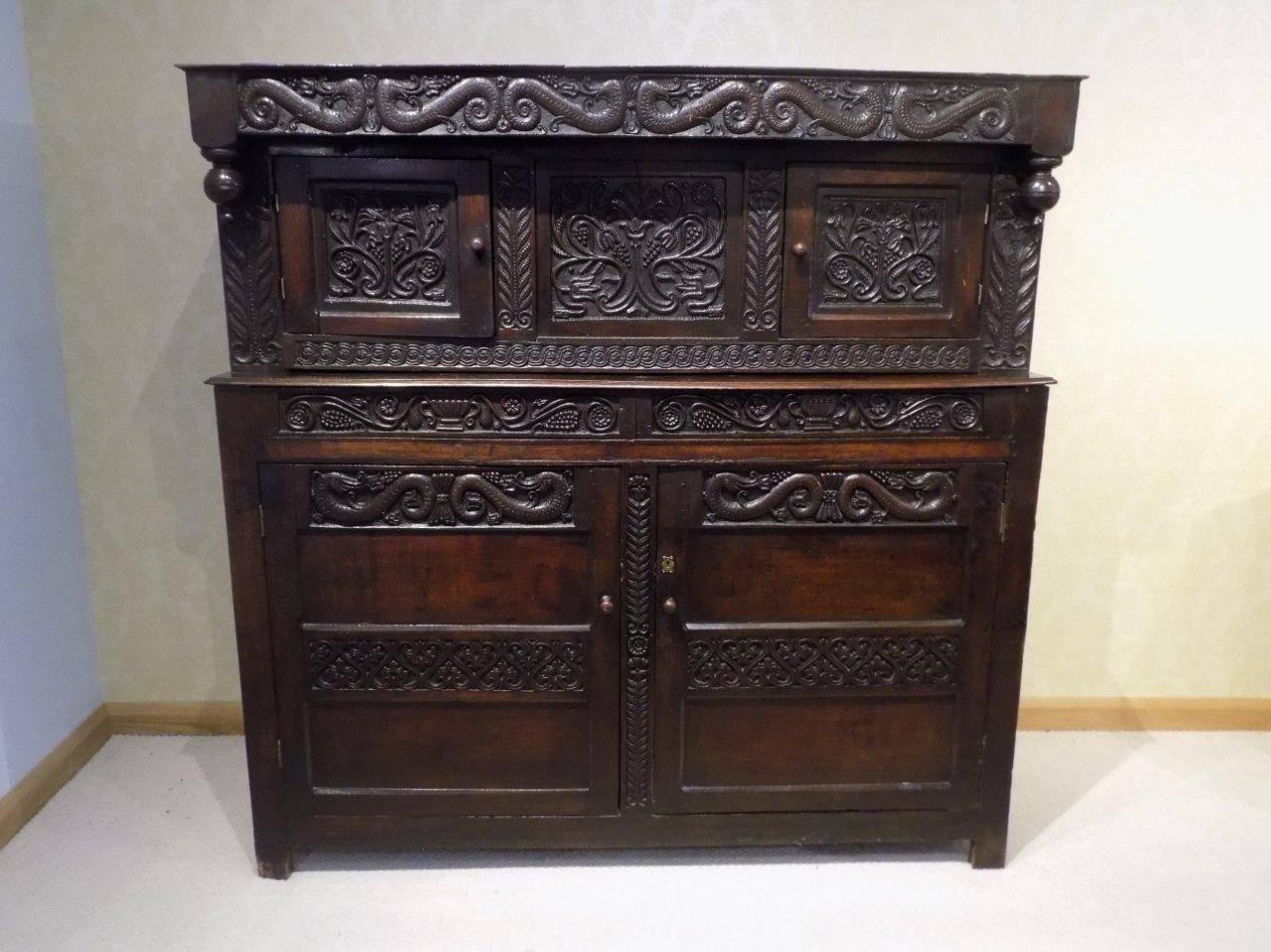 antique oak cupboard