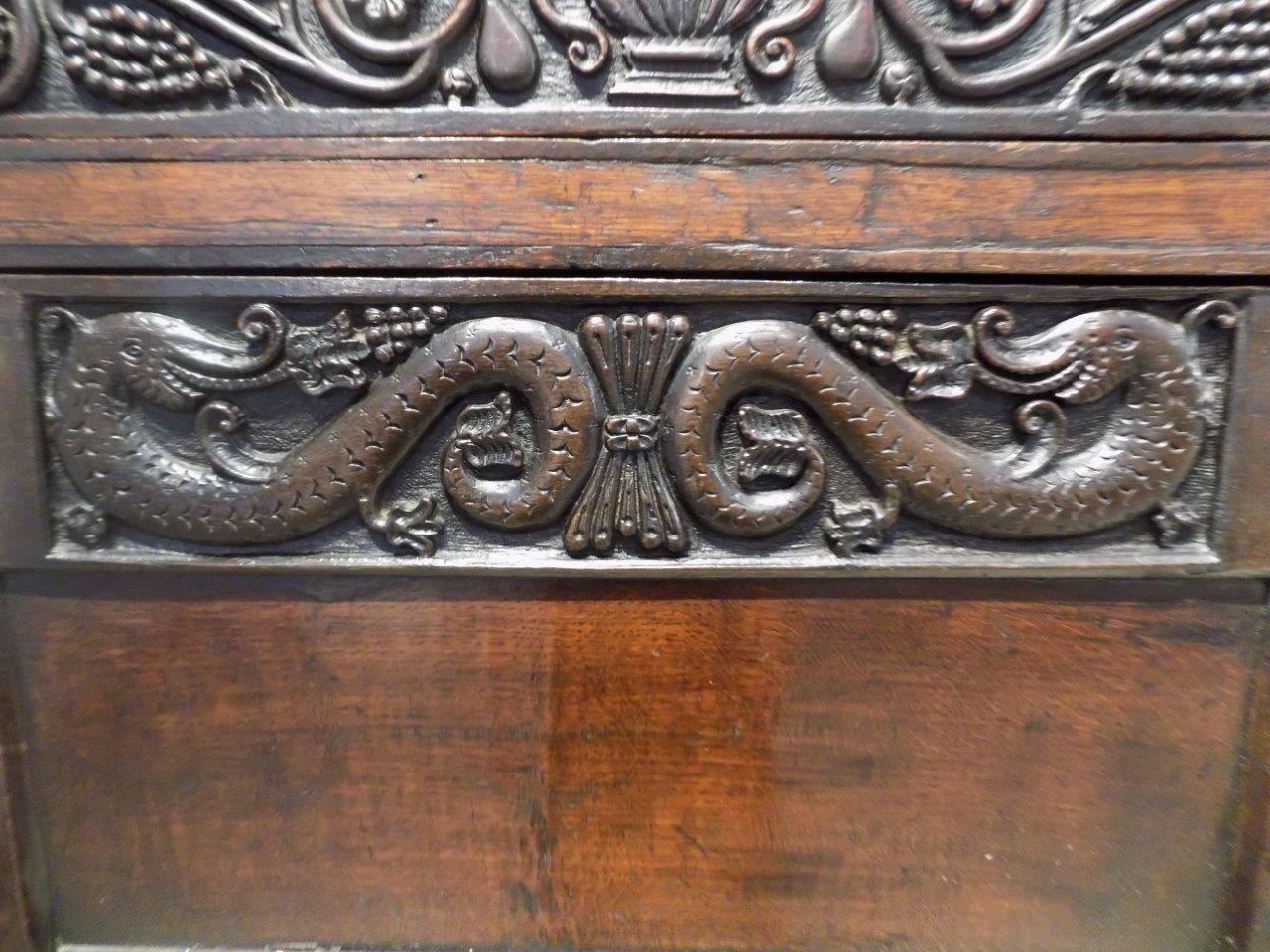 17th century court cupboard