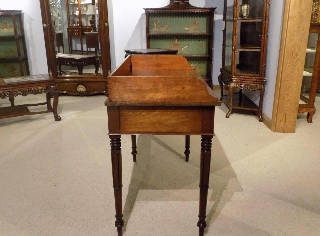 Mahogany William IV Period Two-Drawer Hall Table In Excellent Condition In Darwen, GB