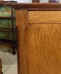 Rare Oak Arts & Crafts Period Double Bed by Arthur Simpson of Kendal
