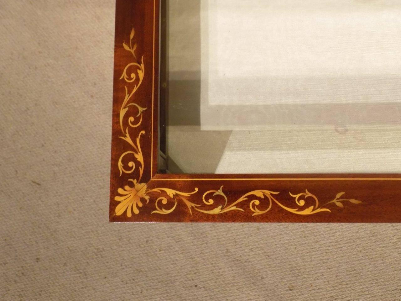 Beautiful Mahogany Inlaid Edwardian Period Bijouterie Cabinet 2