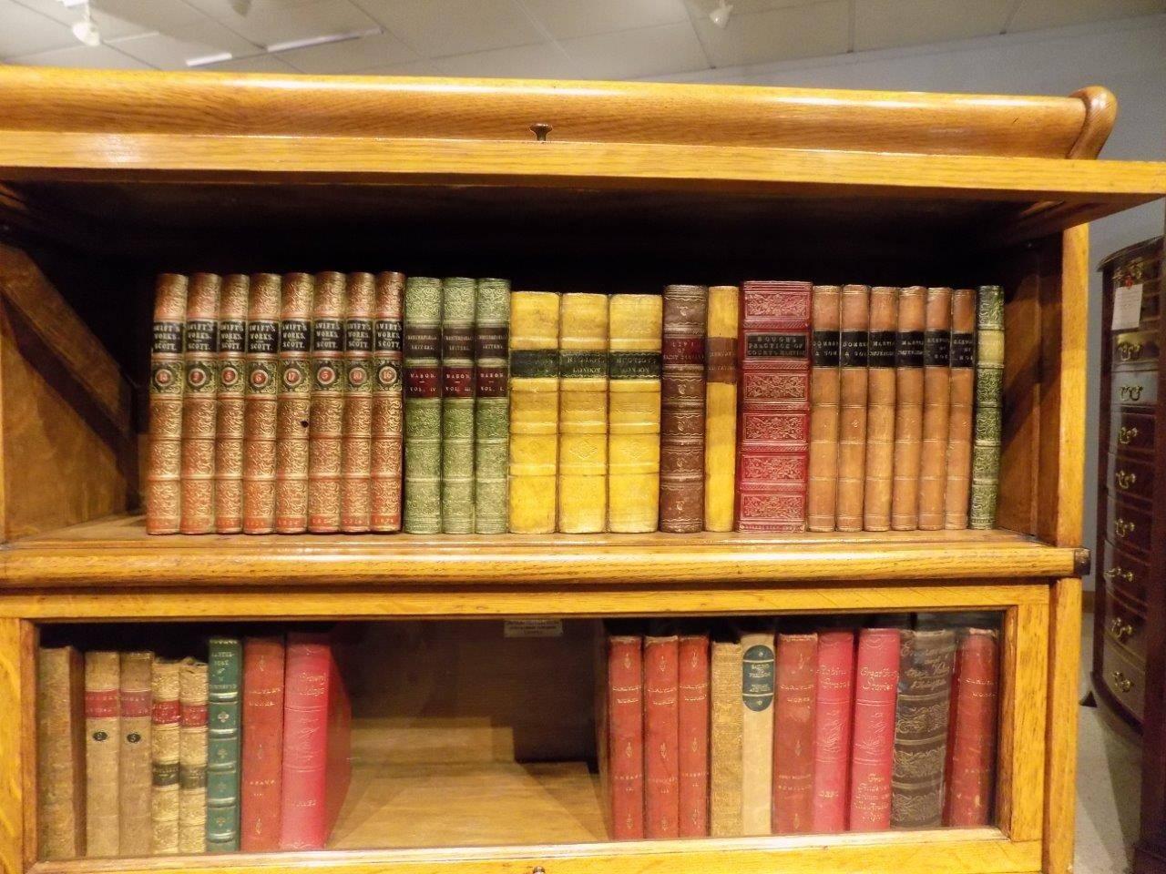 Oak Edwardian Three Stacking Bookcase by Globe Wernicke 3