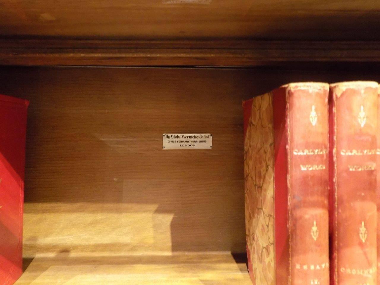 Oak Edwardian Three Stacking Bookcase by Globe Wernicke 4
