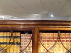 Fine Quality Mahogany Edwardian Period Astragal Glazed Bookcase