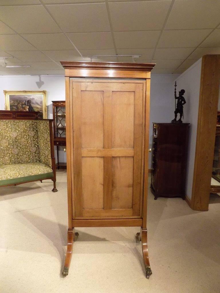 Mahogany Inlaid Edwardian Period Antique Cheval Mirror, circa 1900 6