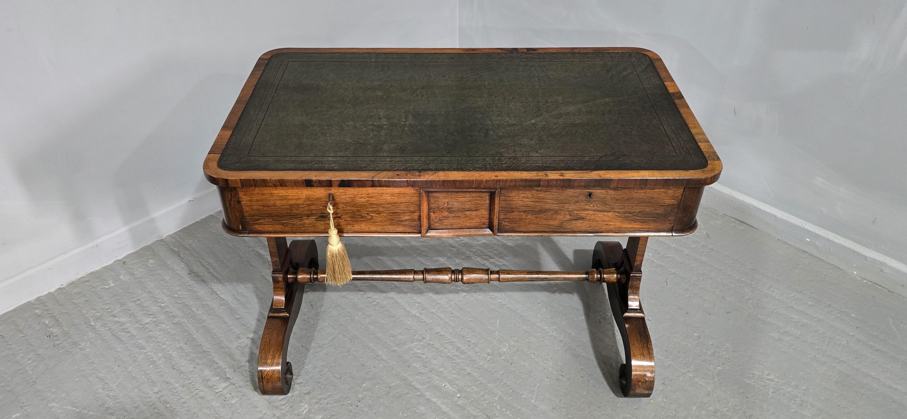 Superb Regency Writing Sofa Table For Sale 6