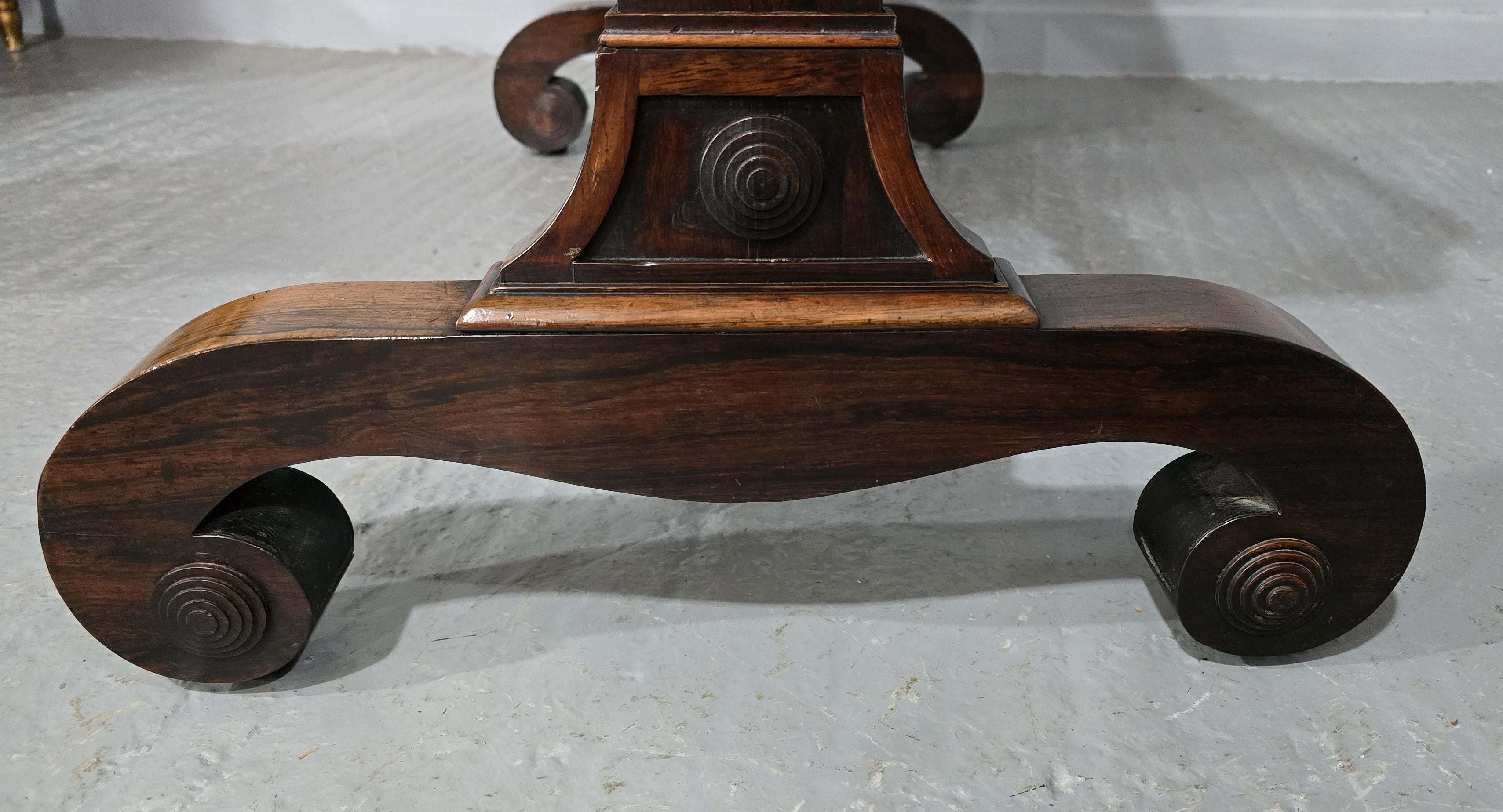 Superb Regency Writing Sofa Table For Sale 1