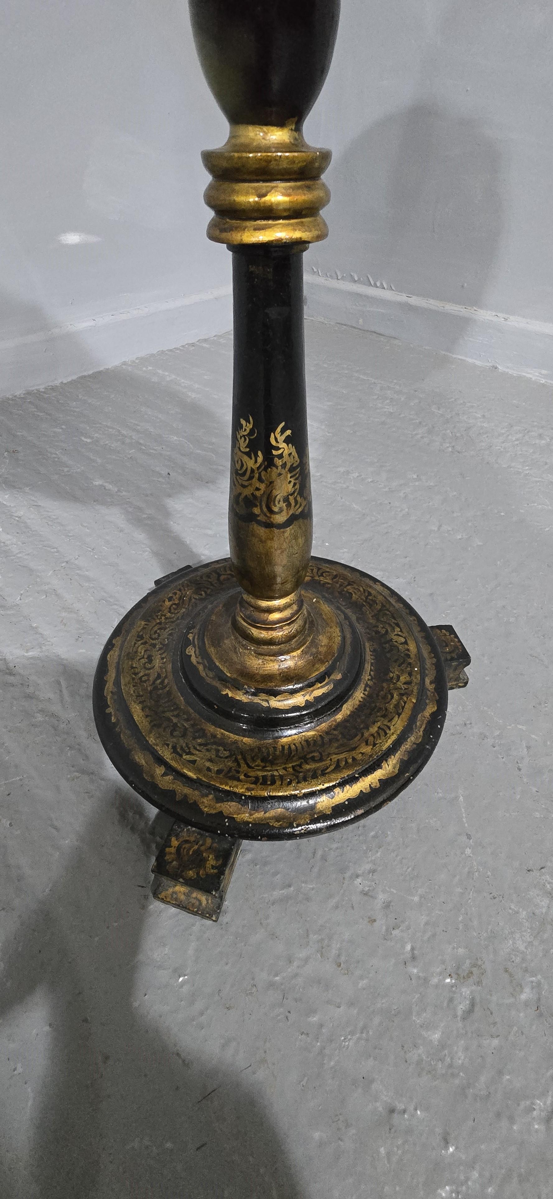 Victorian Papier Mache Table For Sale 1