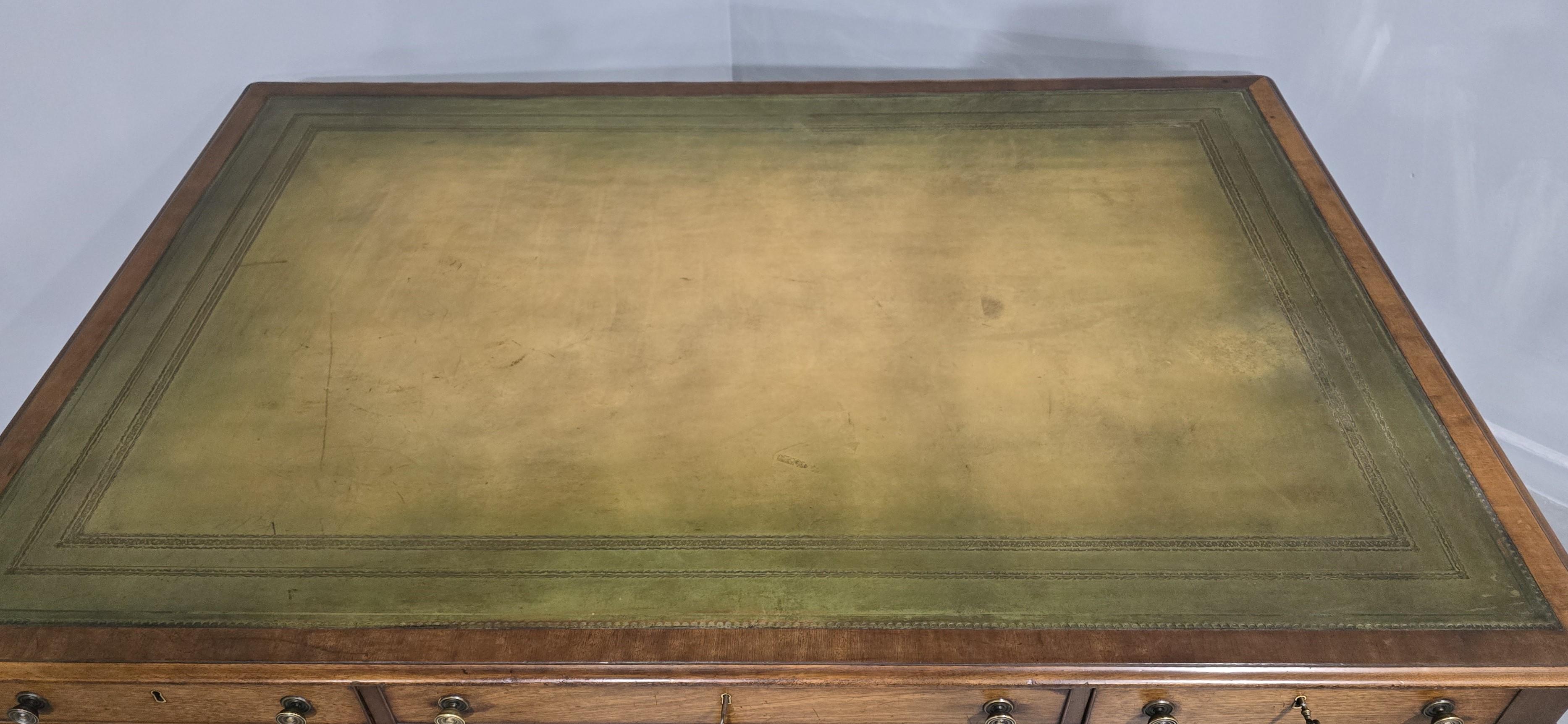 Wonderful  Huge Victorian Mahogany Library Table For Sale 2