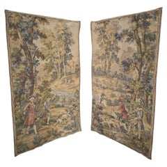 Very Good Pair French Tapestries