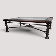 Large Decorative Coffee Table, 1970s