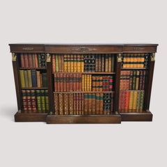 Empire Mahogany Adjustable Library Bookcase