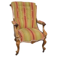 Very Nice Regency Rosewood Llibrary Armchair