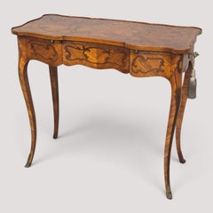 Small & Very Pretty French Marquetry Writing Table
