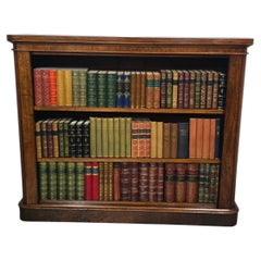 Victorian Open Adjustable Library Bookcase