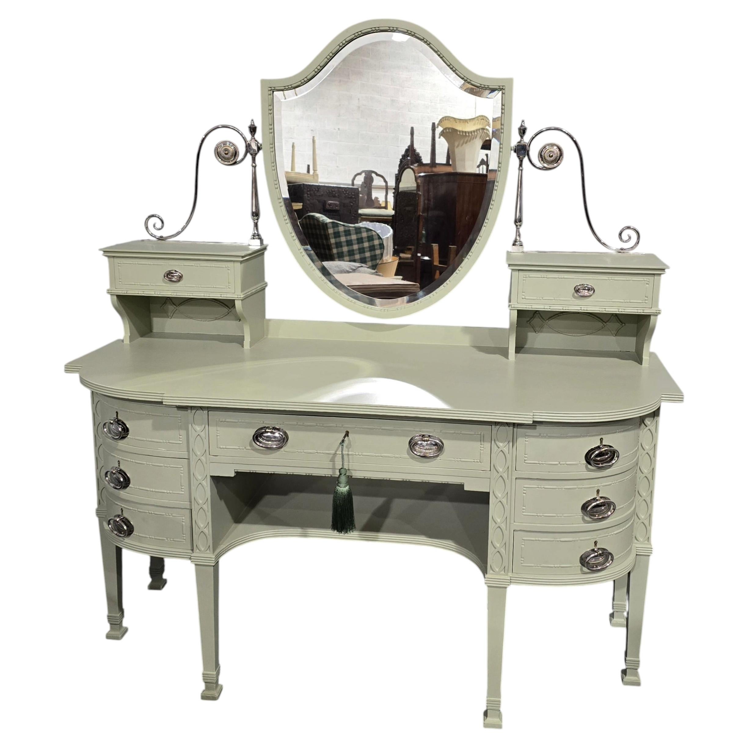 Superbe coiffeuse peinte en vente