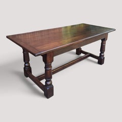 Super Oak Plank Farmhouse Kiitchen Refrectory Dining Table