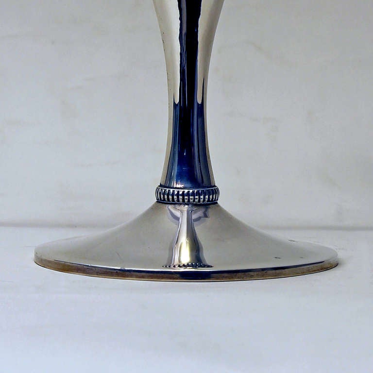 Argent sterling Paire de candélabres Art Déco en argent, 2 bras, Espagne, Barcelone, 1934 - 1940 en vente