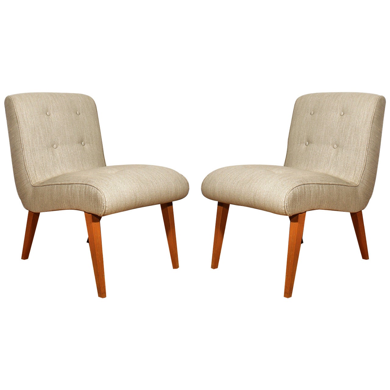 Pair of Mid-Century Modern Vostra Chairs by Walter Knoll - Germany For Sale