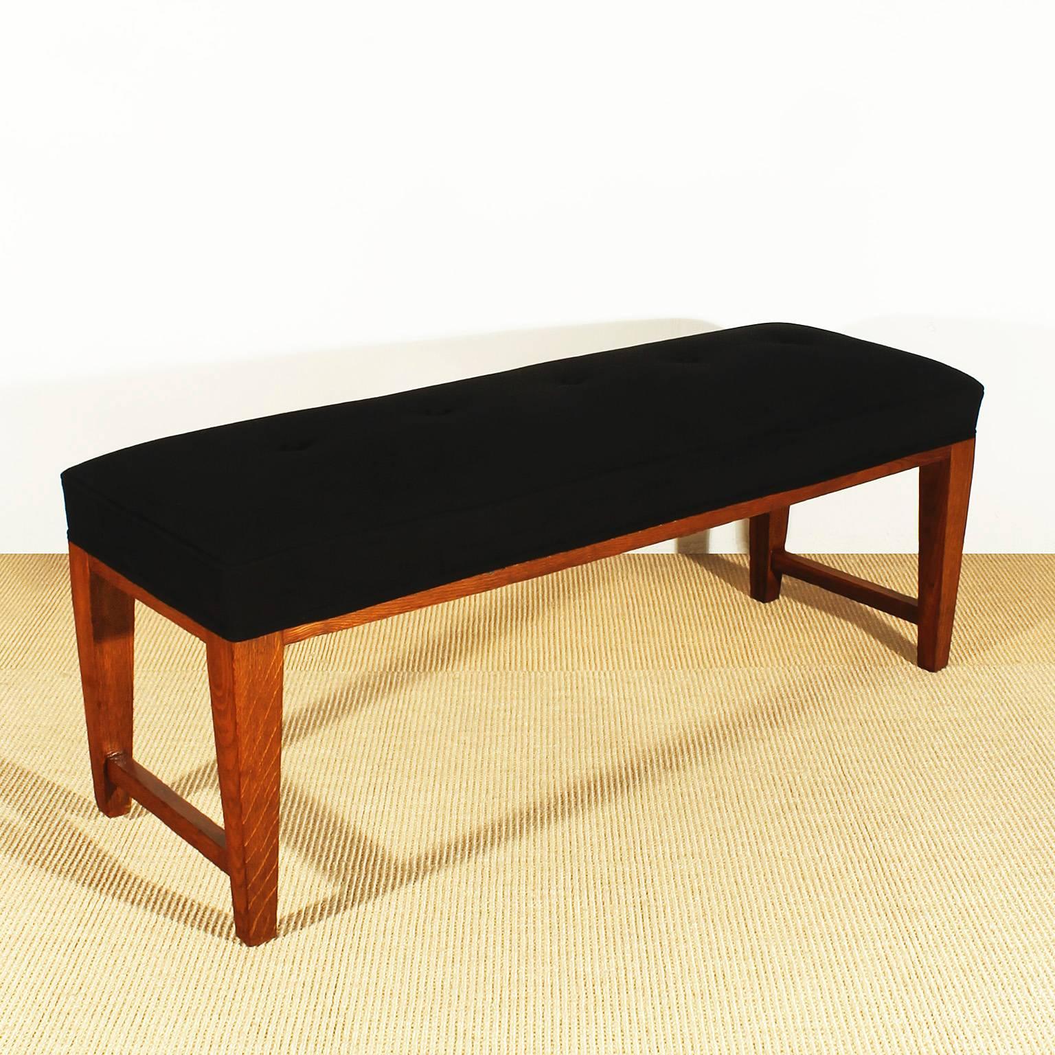 Mid-Century Modern French Bench from the 1940s