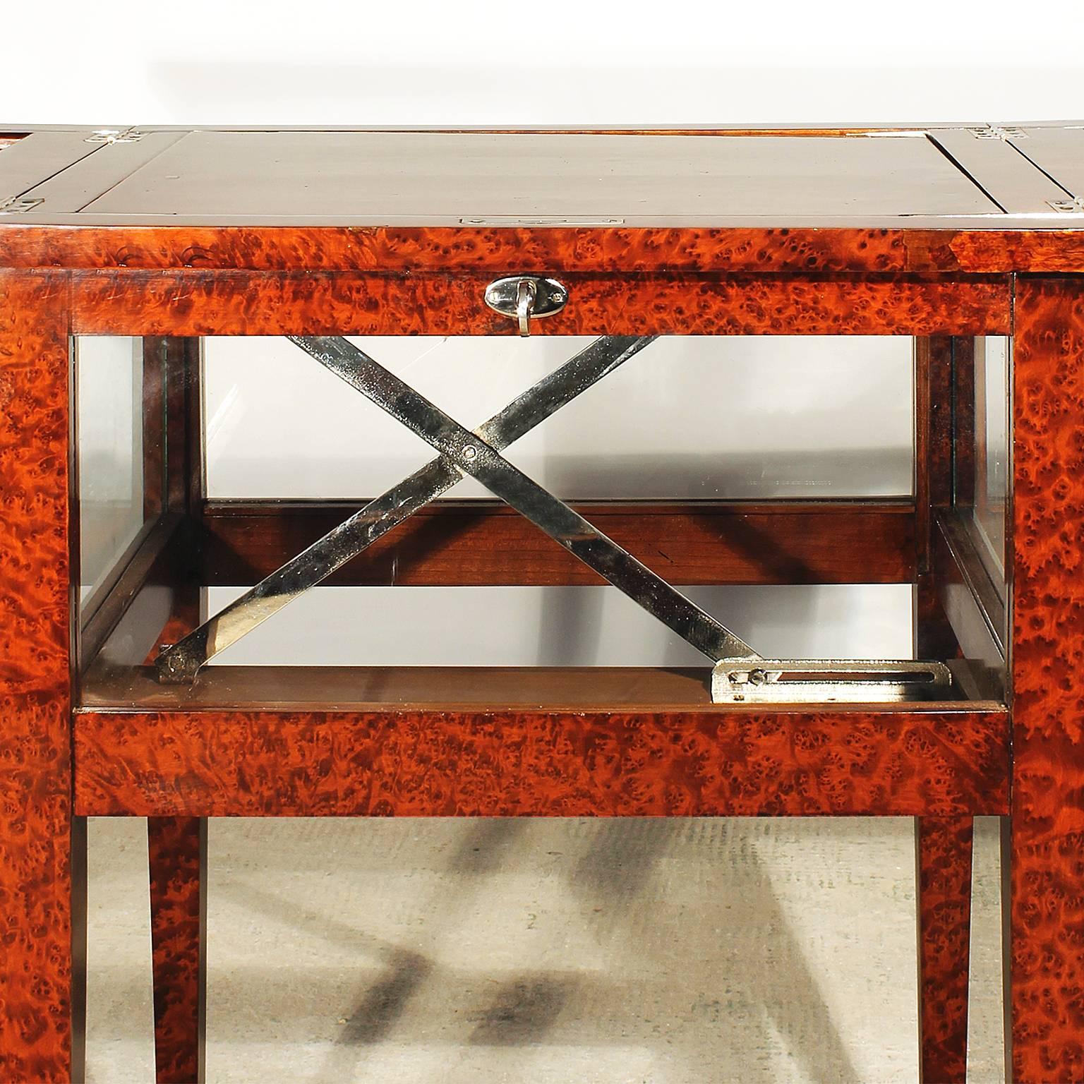 Mid-20th Century Art Deco System Dry Bar Cart by Bafico Paris-Buenos Aires