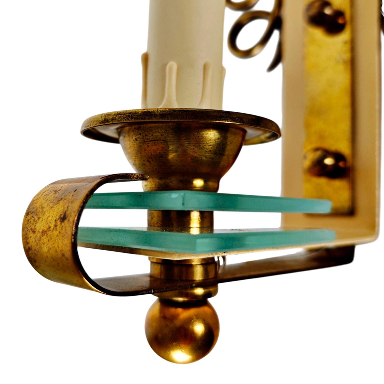 Set di 4 lampade da parete - Francia 1940 In condizioni buone in vendita a Girona, Girona
