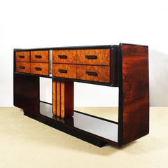 Art Deco Console Commode Attributed to Osvaldo Borsani