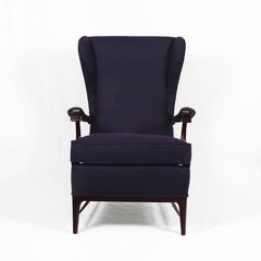 Pair of Wing Armchairs by Paolo Buffa