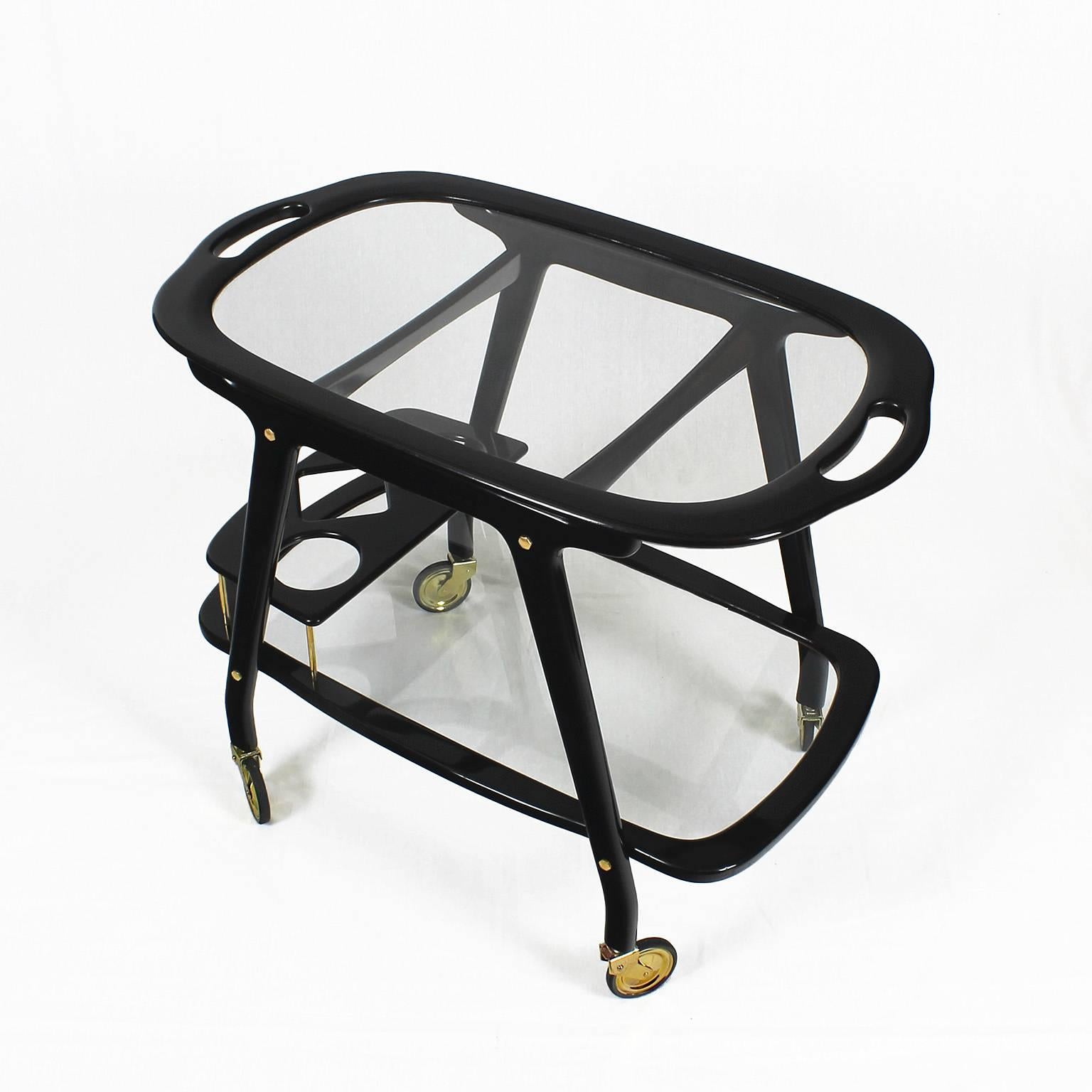 Stained Bar Cart by Cesare Lacca