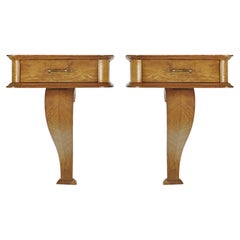 Pair of small shelves or nightstands – France 1940