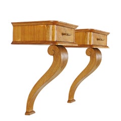 Pair of small shelves or nightstands – France 1940