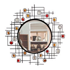 Steel mirror – France 1950-60