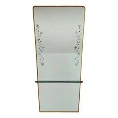 Acid-etched mirror – Italy 1950